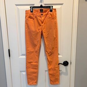 Just Black Women's Skinny Jeans in Bold Orange